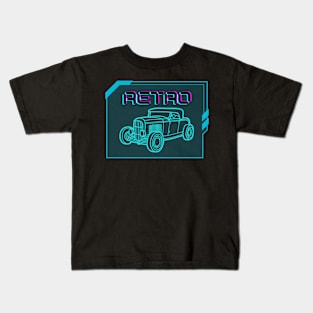 retro car Kids T-Shirt